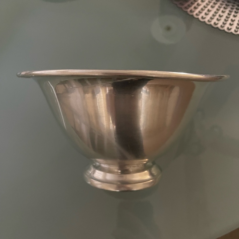 Stylish Pewter Decorative Bowl